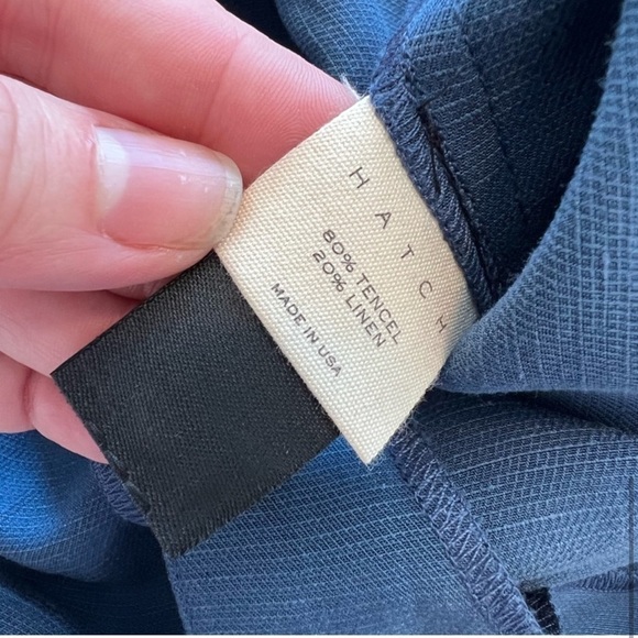 Hatch Noelle Maternity Jumpsuit Blue - Picture 8 of 16